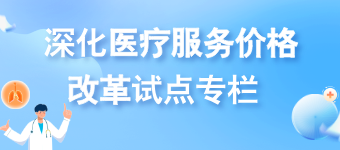 深化医疗服务价格改革试点专栏